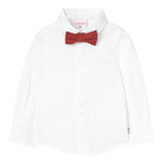 BOBOLI camicia tinta unita con papillons Bianco per Neonato 719300 BIANCO BOBOLI 