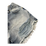 So Twee By Miss Grant Short In Denim Tinta Unita con Elastico In Vita per Bambina ST0028 AZZURRO SO TWEE BY MISS GRANT 