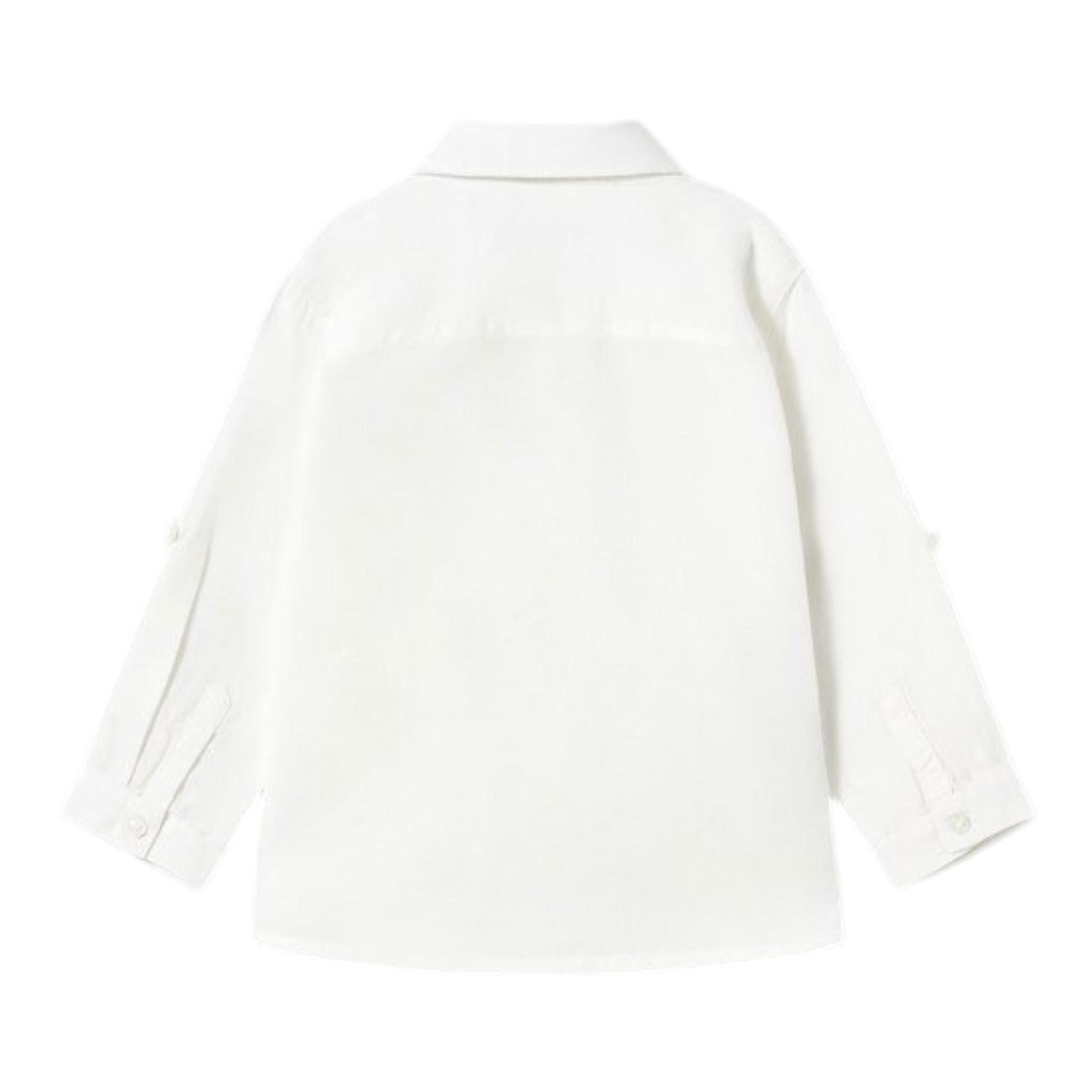 Mayoral Camicia Manica Lunga Tinta Unita per Bambino 1116XJ BIANCO MAYORAL 
