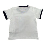 Sarabanda T-Shirt Girocollo Tinta Unita con Stampe per Neonato DJ826 BIANCO SARABANDA 