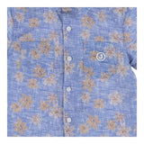 Jeckerson Camicia Mezza Manica Tinta Unita con Stampa per Neonato JN3424 AZZURRO JECKERSON 
