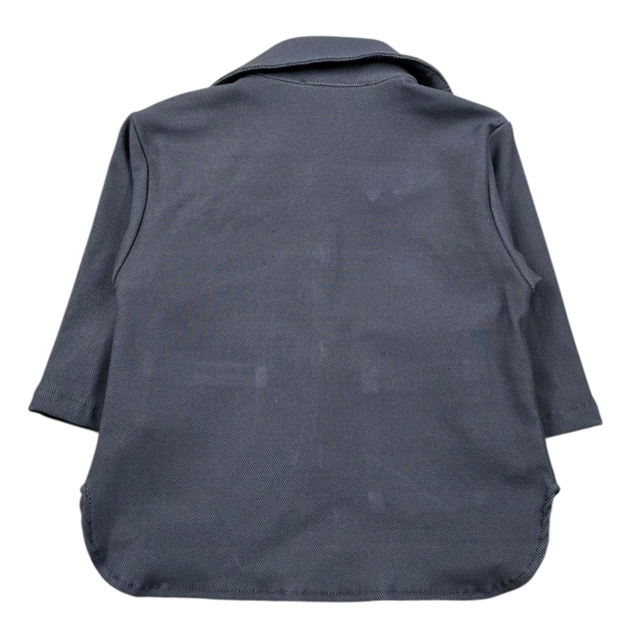 Bamboom+Babies Camicia Manica Lunga Tinta Unita per Neonato 807 BLU BAMBOOM+BABIES 