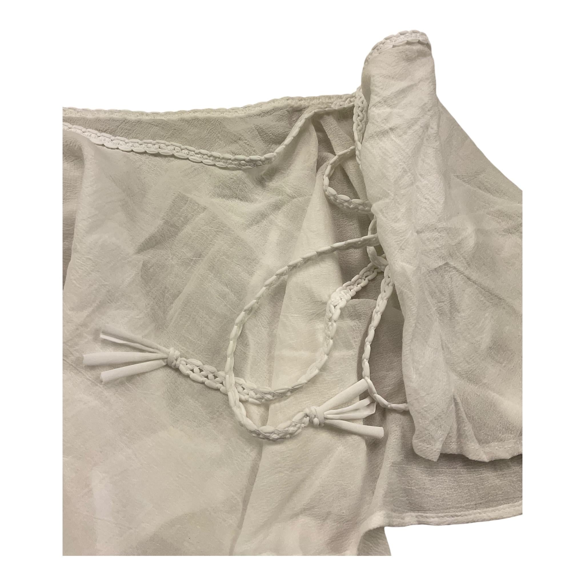 F**K Pareo Tinta Unita per Bambina FJ240207WH BIANCO F**K 