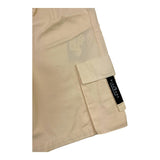 John Richmond Einfarbige Bermuda-Shorts mit Taschen und elastischer Taille Beige für Jungen