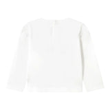 Mayoral Shirt Girocollo Tinta Unita con Stampa per Neonata 1050 BIANCO MAYORAL 