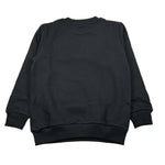 Balmain Felpa Chiusa Girocollo tinta unita con Logo Nero per Bambino BV4Q00 NERO BALMAIN 