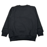 Balmain Felpa Chiusa Girocollo tinta unita con Logo Nero per Bambino BV4Q00 NERO BALMAIN 