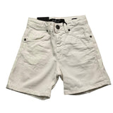 Patriot Ripped Denim Bermuda Einfarbig Weiß Für Jungen