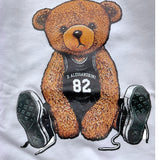 DANIELE ALESSANDRINI felpa girocollo tinta unita con stampa Bianco per Neonato 1291F00032XX BIANCO DANIELE ALESSANDRINI 