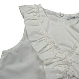 M+E' Camicia Giromanica Tinta Unita per Bambina UE0895 BIANCO M+E' 