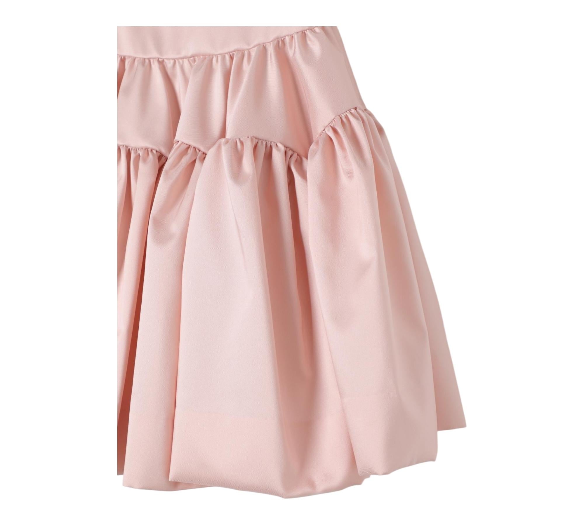 Elisabetta Franchi Abito Giromanica Tinta Unita per Bambina EFAB530 ROSA ELISABETTA FRANCHI 