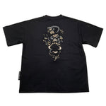 JOHN RICHMOND t-shirt girocollo tinta unita con stampa logo Nero per Bambino RBA25145TS NERO JOHN RICHMOND 