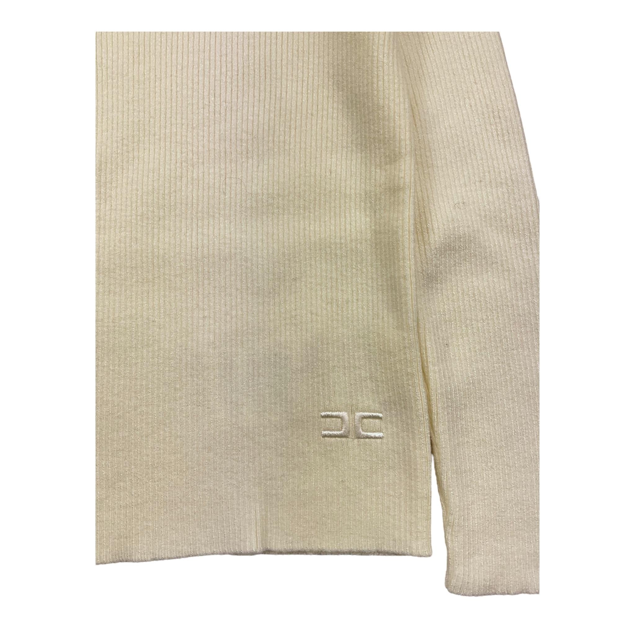 ELISABETTA FRANCHI maglia collo alto tinta unita Panna per Bambina EFMA148 PANNA ELISABETTA FRANCHI 