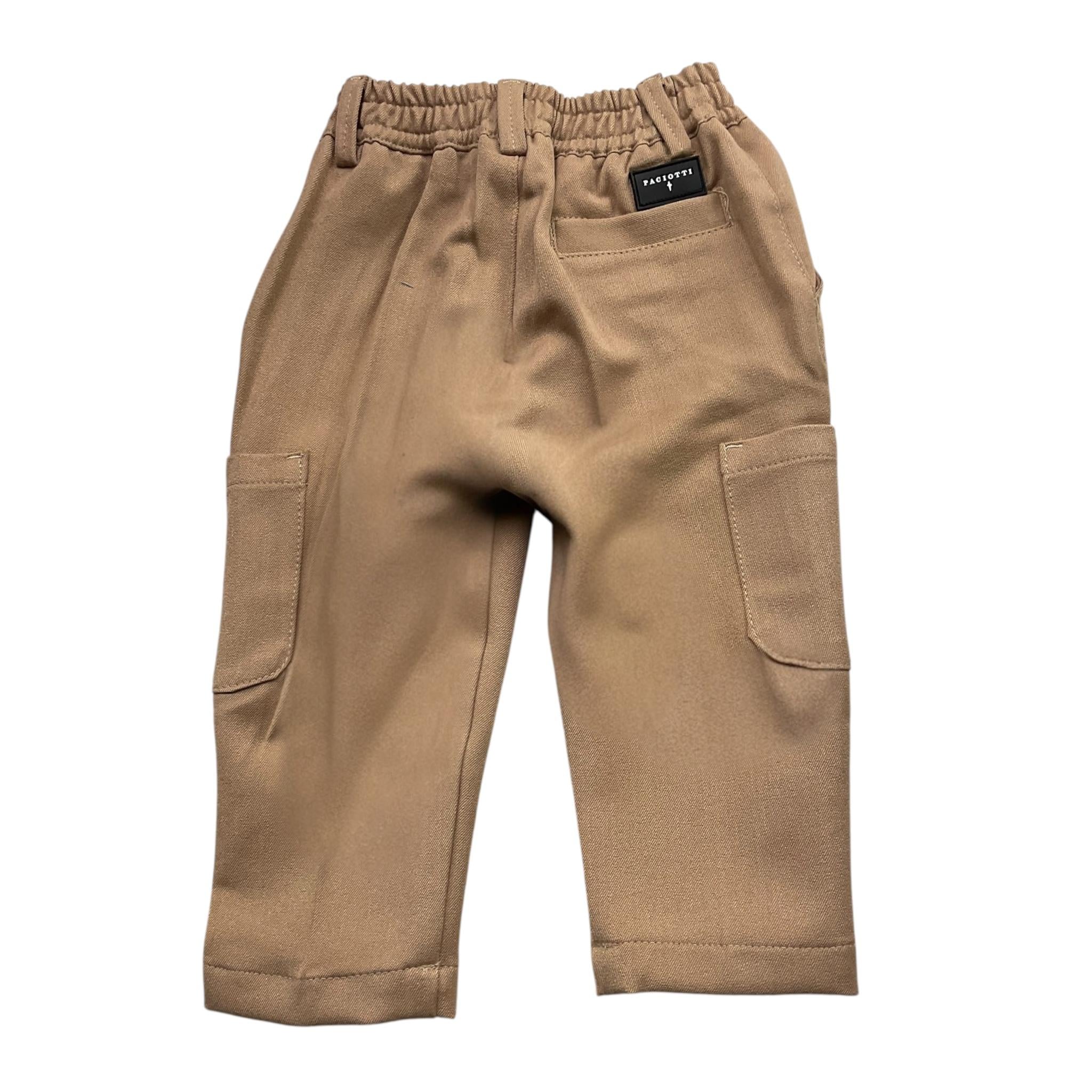 CESARE PACIOTTI pantalone tinta unita con elastico in vita Sabbia per Neonato PTP5350B SABBIA CESARE PACIOTTI 