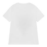 Guess T-Shirt Rundhals Einfarbig Mit Print Weiß Für Neugeborene