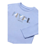 MAYORAL shrit girocollo tinta unita con stampa in contrasto Azzurro per Bambino 108JXX AZZURRO MAYORAL 