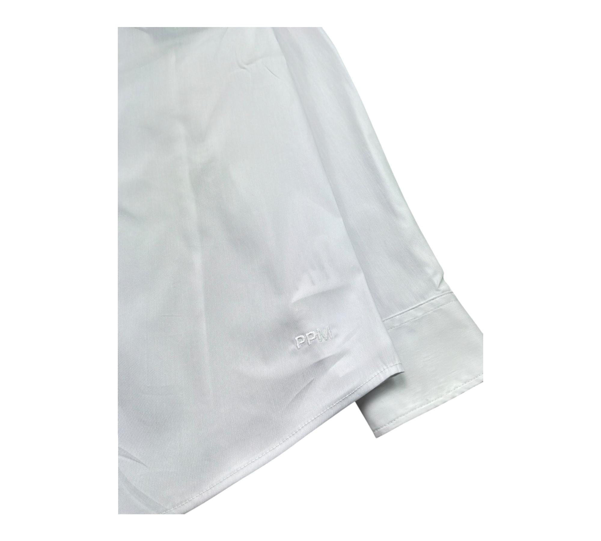 Paolo Pecora Camicia Manica Lunga Tinta Unita per Bambino PP4233 BIANCO PAOLO PECORA 