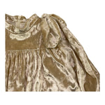NANAN abito manica lunga in velluto Oro per Neonata I2352118P ORO NANAN 