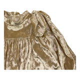 NANAN abito manica lunga in velluto Oro per Neonata I2352118P ORO NANAN 