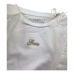 GUESS shirt girocollo tinta unita con rouches Bianco per Neonata K4YI30K6YW4X BIANCO GUESS 