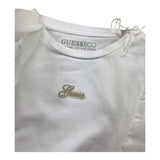 GUESS shirt girocollo tinta unita con rouches Bianco per Neonata K4YI30K6YW4X BIANCO GUESS 