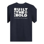 Timberland T-Shirt Girocollo Tinta Unita con Stampa per Bambino T60091 BLU TIMBERLAND 