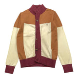 TRUSSARDI cardigan tricolore con bottoni Panna per Bambino TBA25048CD PANNA TRUSSARDI 