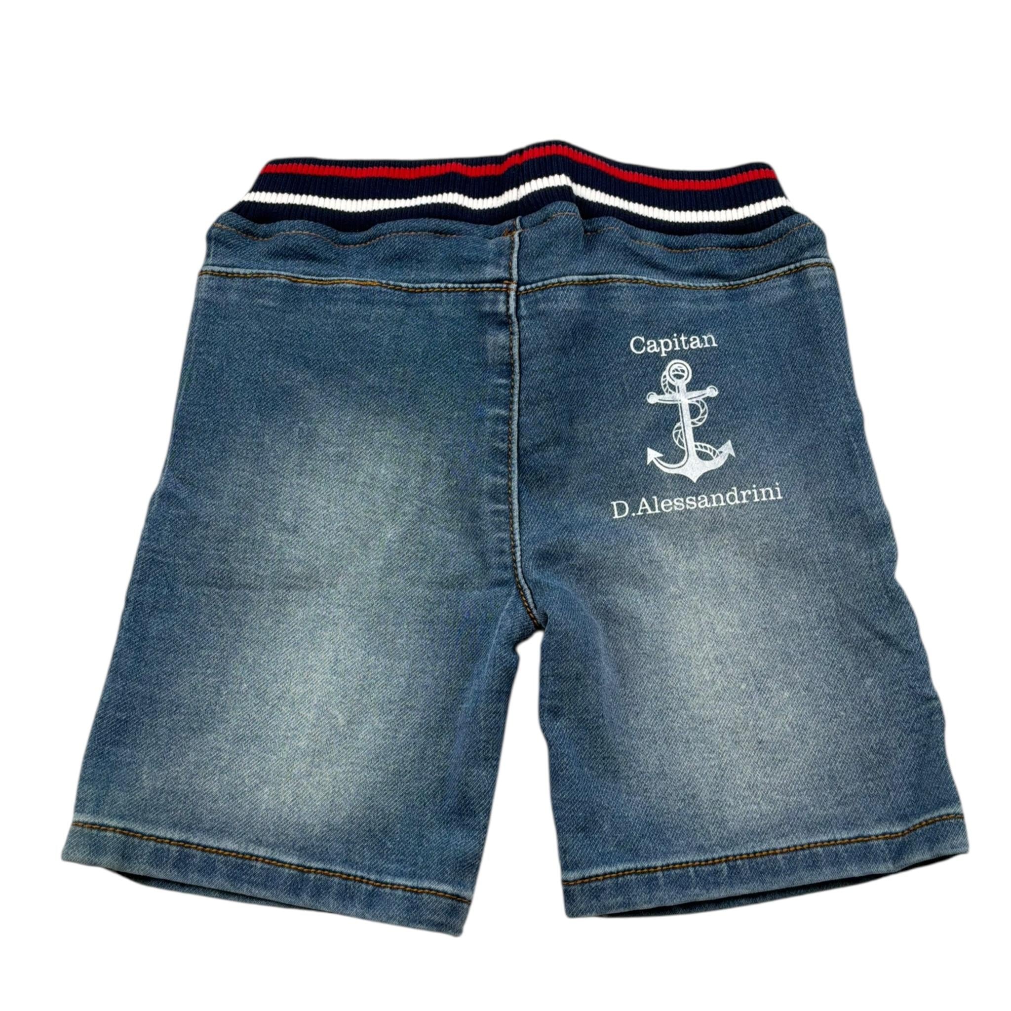 Daniele Alessandrini Jeans Tinta Unita con Elastico In Vita per Neonato 1295PD00171X AZZURRO DANIELE ALESSANDRINI 