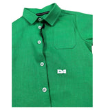Daniele Alessandrini Camicia Tinta Unita Mezza Manica per Neonato 1296C00224XX VERDE DANIELE ALESSANDRINI 
