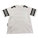 JOHN RICHMOND t-shirt girocollo tinta unita con stampa in contrasto Bianco per Bambino RBA25114TS BIANCO JOHN RICHMOND 