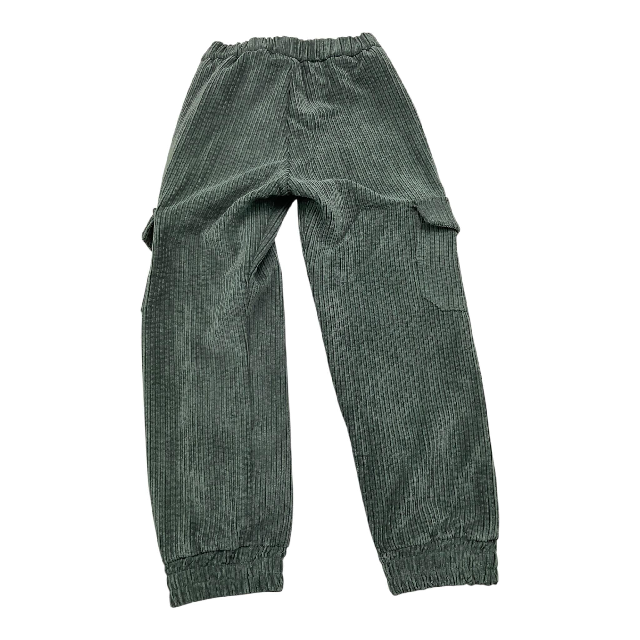 LALALU' pantalone tinta unita in velluto Verde per Bambino PTL50LB VERDE LALALU' 