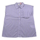 Vicolo Camicia Giromanica tinta unita con Taschino Lilla per Bambina 3146C0779 LILLA VICOLO 