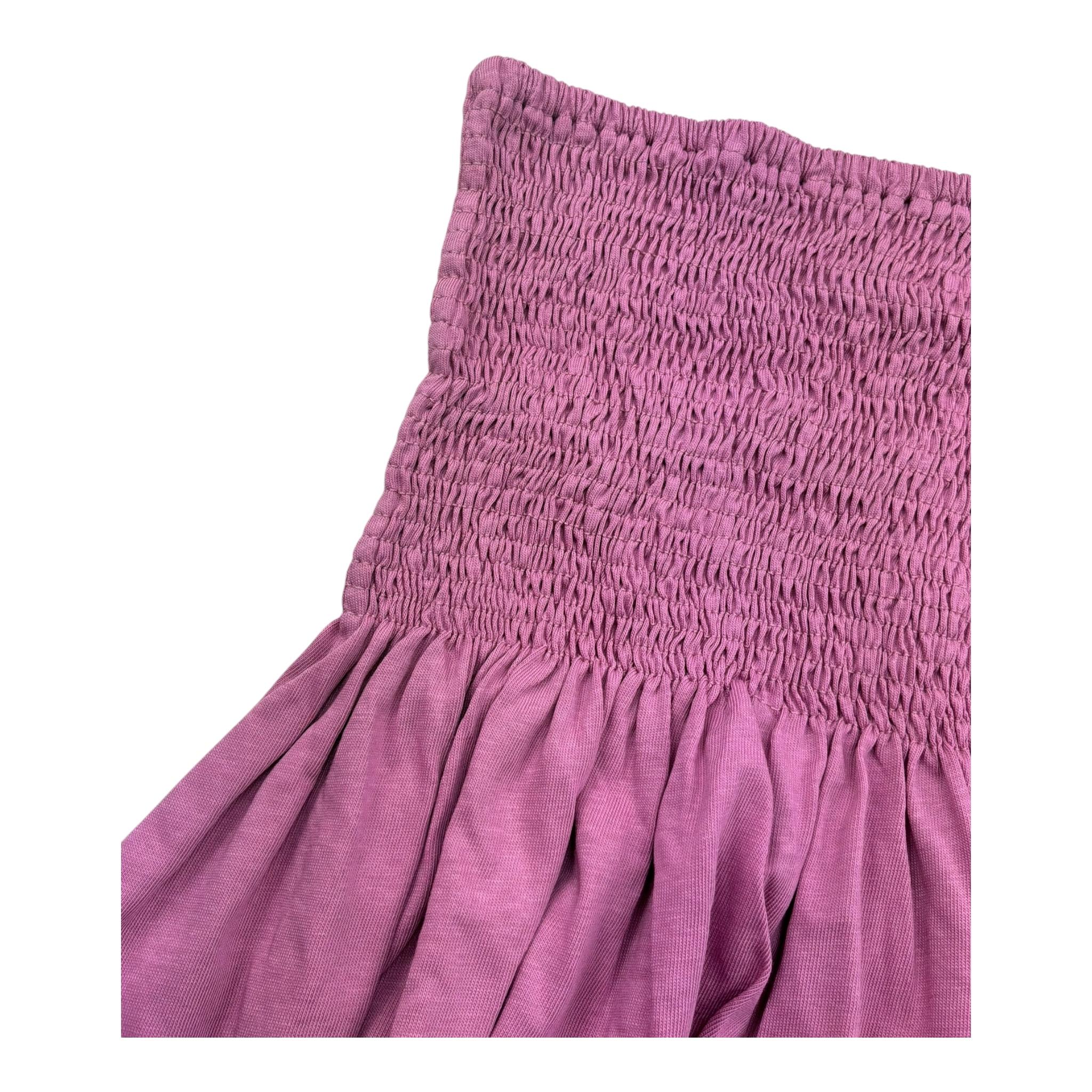 Please Top Tinta Unita con Logo per Bambina M025030G72 ROSA PLEASE 