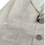 Manuel & Frank Giacca Tinta Unita con Bottoni per Bambino MF6207R BEIGE MANUEL & FRANK 