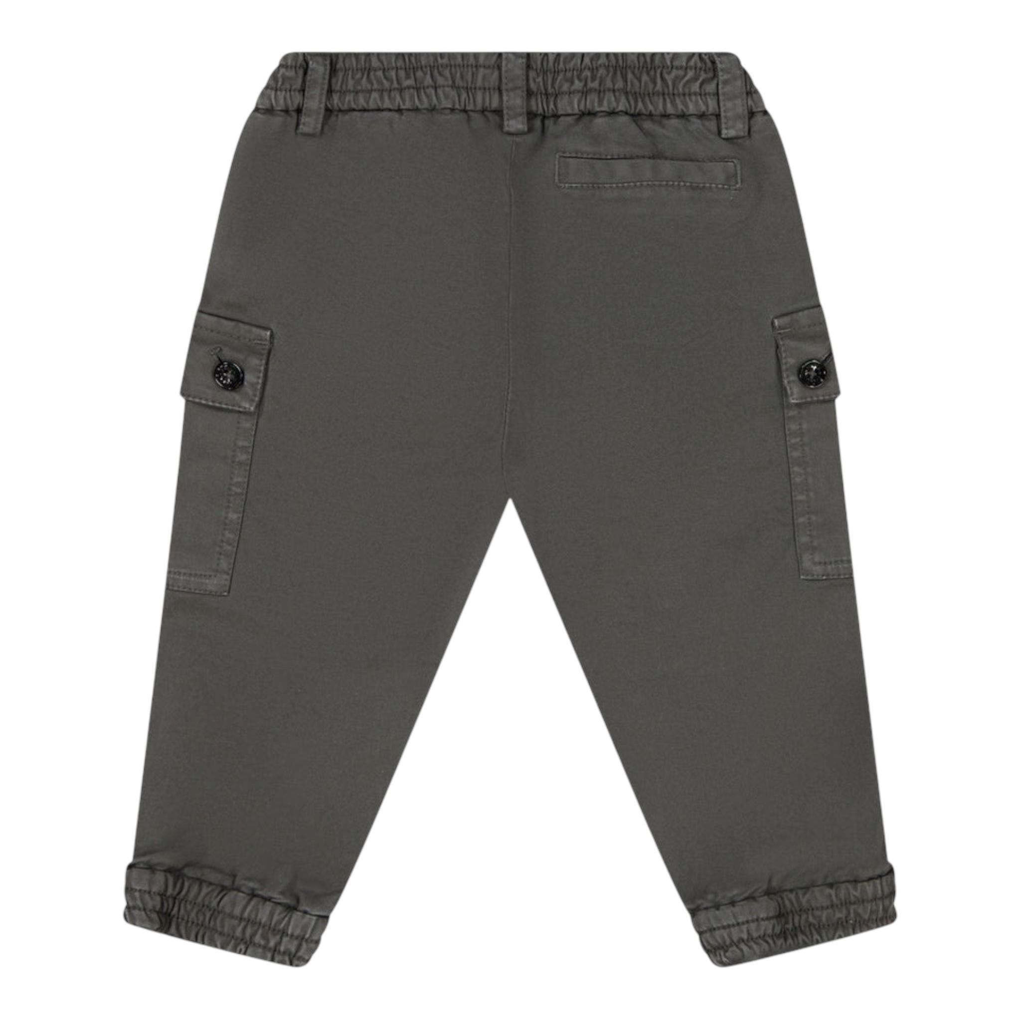DOLCE & GABBANA pantalone tinta unita con tasconi Grigio per Neonato L14P66 GRIGIO DOLCE & GABBANA 