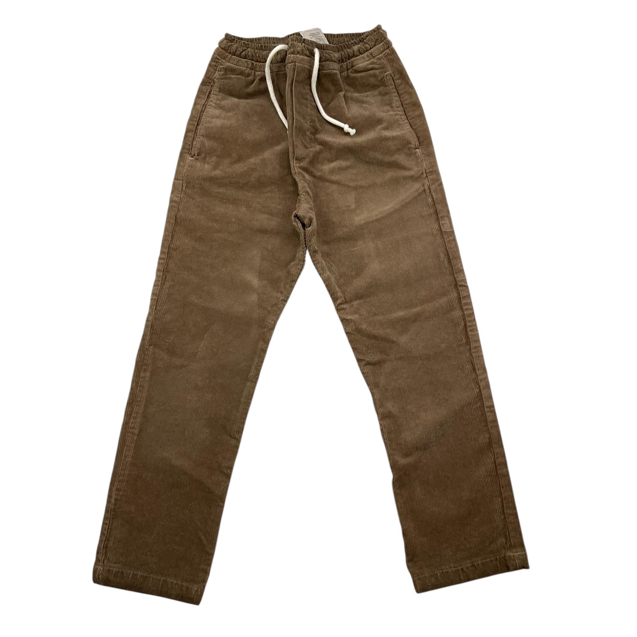 MANUEL RITZ pantalone tinta unita con elastico in vita in camoscio Marrone per Bambino MR1906 MARRONE MANUEL RITZ 