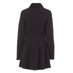 LIU JO abito manica lunga tinta unita con cravatta Nero per Bambina GF4062 NERO LIU JO 