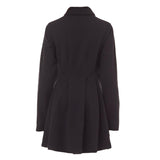 LIU JO abito manica lunga tinta unita con cravatta Nero per Bambina GF4062 NERO LIU JO 