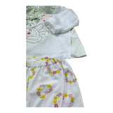 Le Bebe Completo 2 Pezzi Shirt-Ghettina Tinta Unita per Neonata LBG6230 BIANCO LE BEBE 