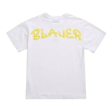 Blauer T-Shirt Tinta Unita con Stampa per Neonato 25SBLKG02565 BIANCO BLAUER 
