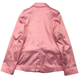 Aniye By Girl Rosa Einreihige Einfarbige Jacke Für Mädchen