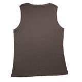 I'M Brian – Einfarbiges Tanktop mit Rundhalsausschnitt in Braun für Jungen