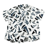 Please Camicia Tinta Unita con Stampa per Neonato CC80364B71 BIANCO PLEASE 