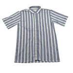 Brian Rush Camicia Mezza Manica Fantaisa A Righe Azzurro per Bambino CMMCC AZZURRO BRIAN RUSH 