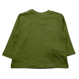 MAYORAL shrit girocollo tinta unita con stampa in contrasto Verde per Neonato 108NXX VERDE MAYORAL 