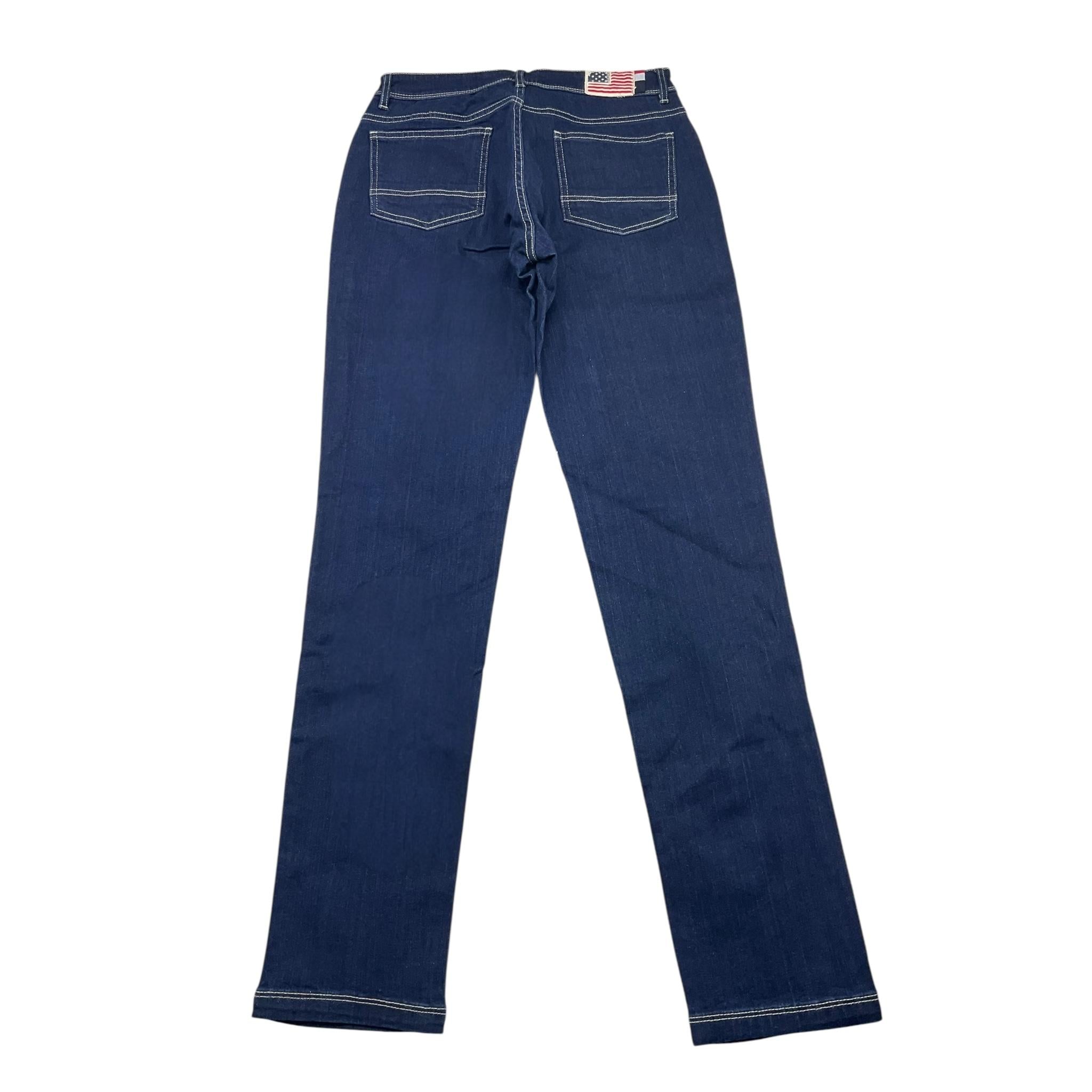 U.S. POLO jeans tinta unita con 5 tasche Blu per Bambino US40548 BLU U.S. POLO 