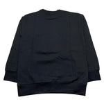 NEVER TOO felpa chiusa girocollo tinta unita con stampa in contrasto Nero per Bambino NT2076R NERO NEVER TOO 