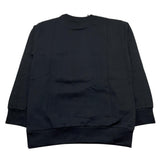NEVER TOO felpa chiusa girocollo tinta unita con stampa in contrasto Nero per Bambino NT2076R NERO NEVER TOO 