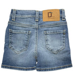 Manuel Ritz Denim Bermuda Shorts Einfarbig Verstellbare Taille Hellblau Für Baby