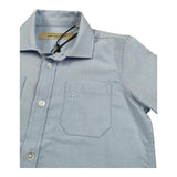 Trussardi Camicia Mezza Manica Tinta Unita con Taschino per Bambino TBP26056CA AZZURRO TRUSSARDI 